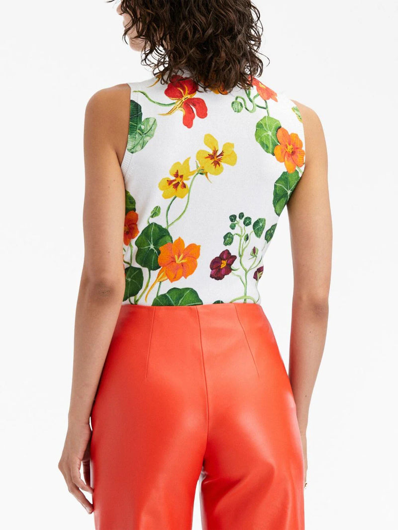 NASTURTIUM PRINTED TANK