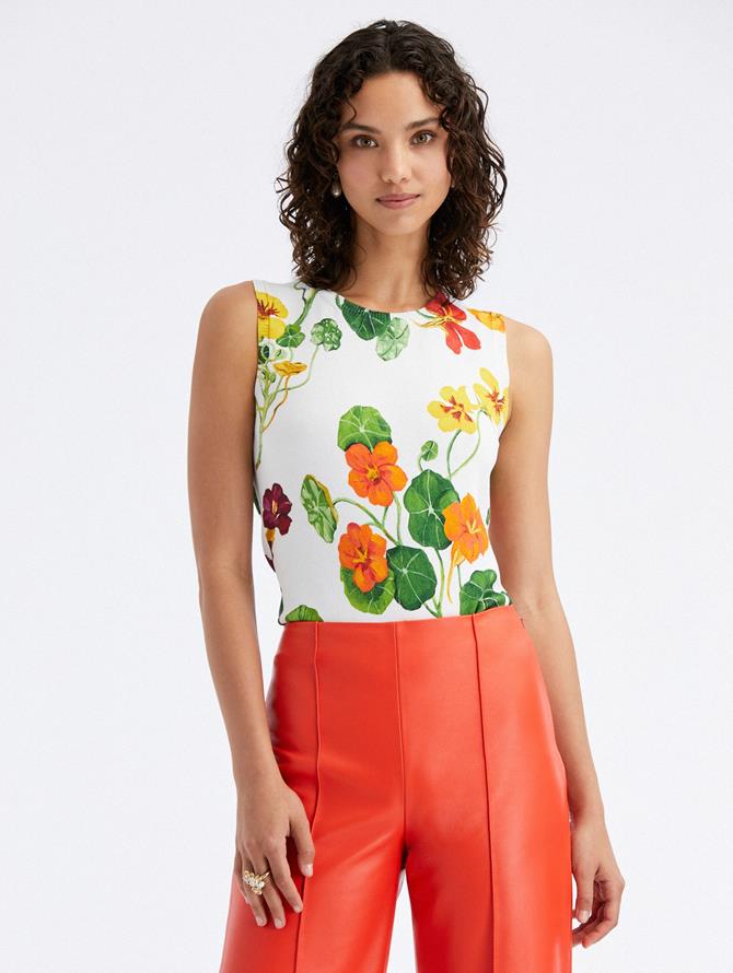 NASTURTIUM PRINTED TANK